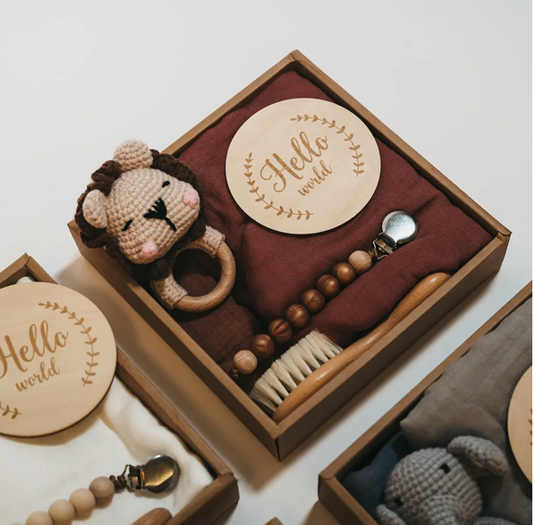Welcome Baby Gift Bundle - 6 Piece set