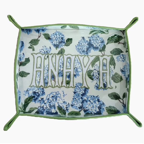 Vinyl Monogram Desk Tray