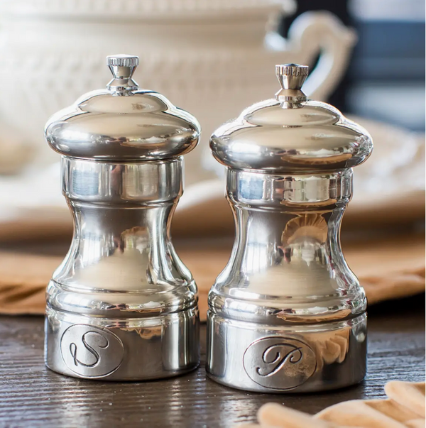 Tavola Petite Pewter Salt & Pepper Grinder Set