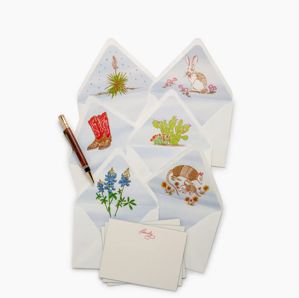 Howdy Letterpress Flat Notecards